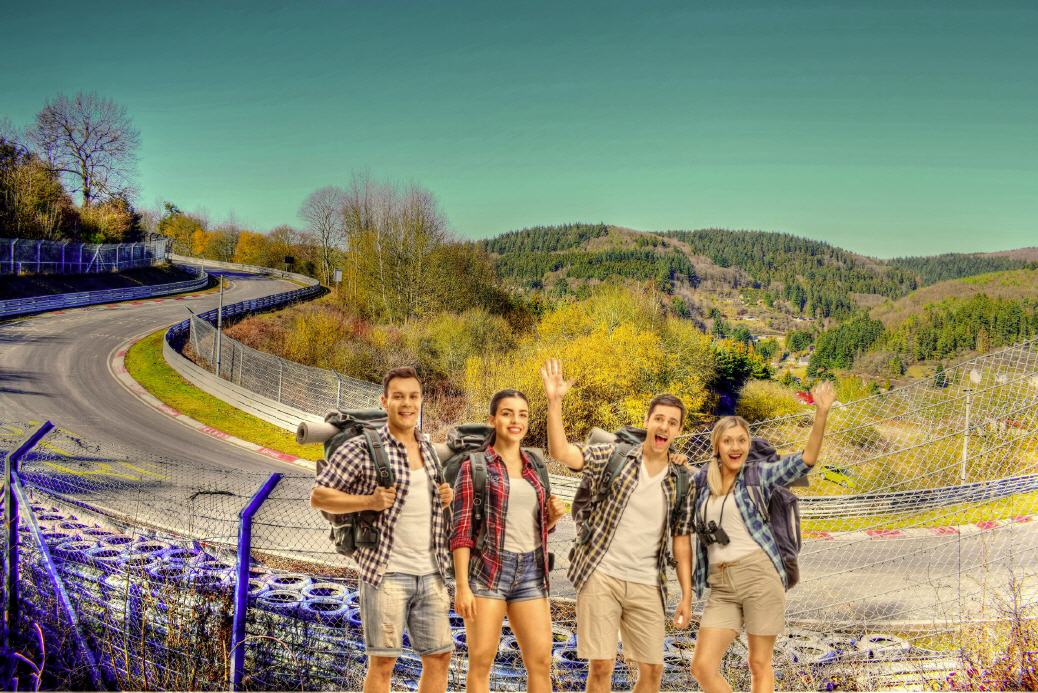 Fr&ouml;hliche K&ouml;ln-D&uuml;sseldorfer am N&uuml;rburgring!