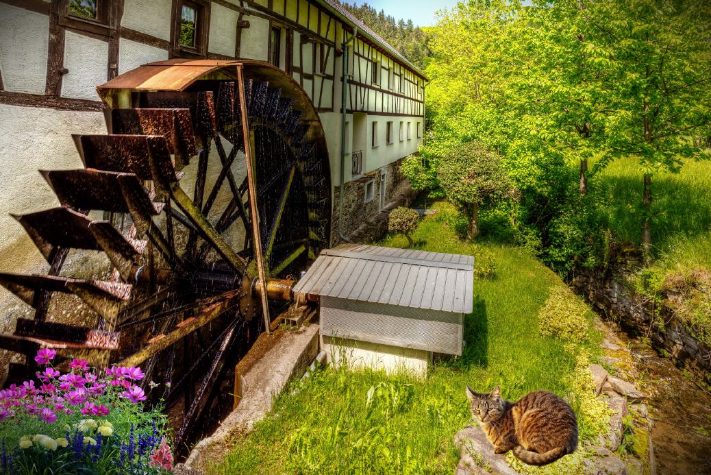 Insul: Historische Hahnensteiner Mühle von 1556