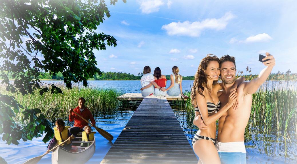 Anlegestelle an einem der vielen Seen und Maare!