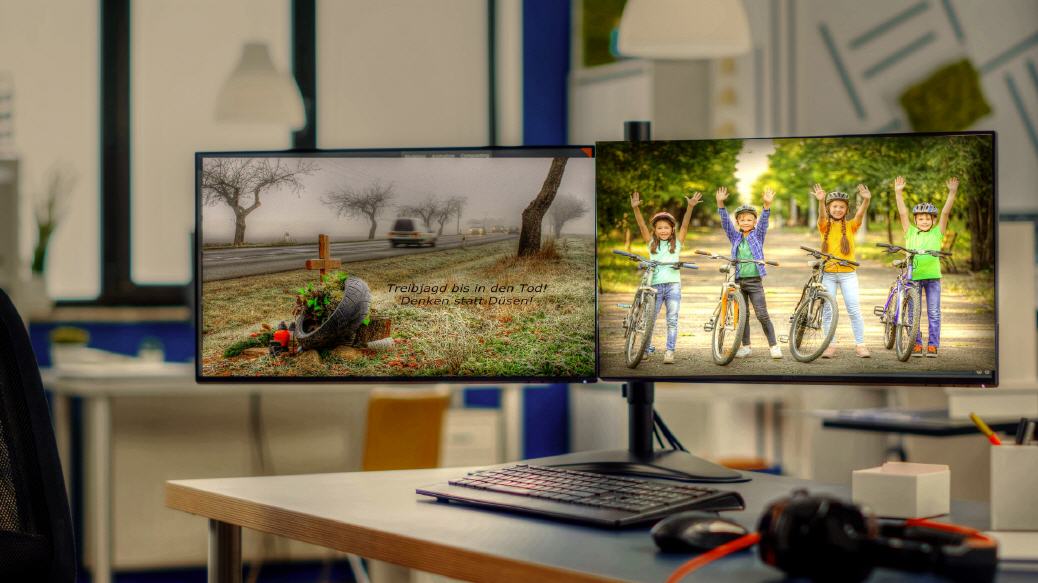 Bild links: Noch zuviele Kreuze im Ahrgebirge!