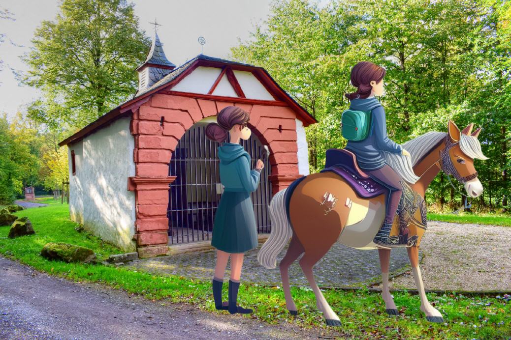 Kapelle Zufahrt nach Aremberg!