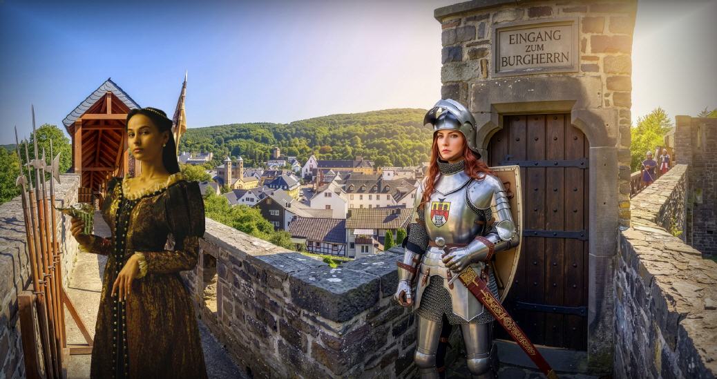 Sp&auml;tes Mittelalter auf Burg M&uuml;nstereifel,