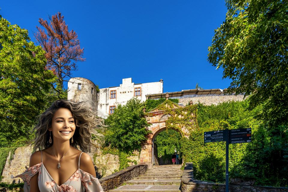 Aufgang zur Burg in Bad-M&uuml;nstereifel!